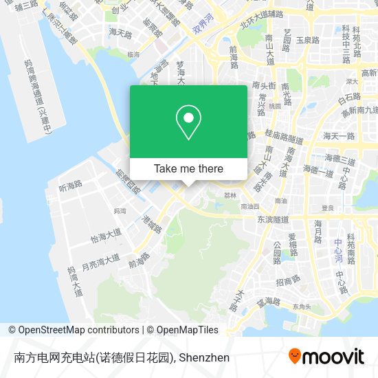 南方电网充电站(诺德假日花园) map
