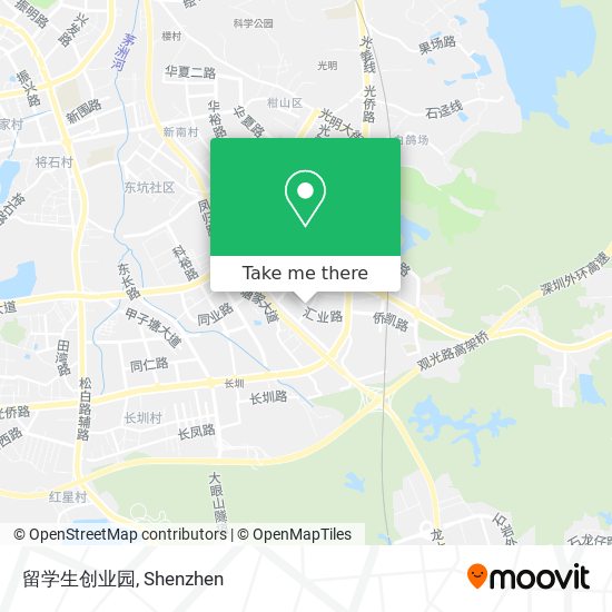 留学生创业园 map