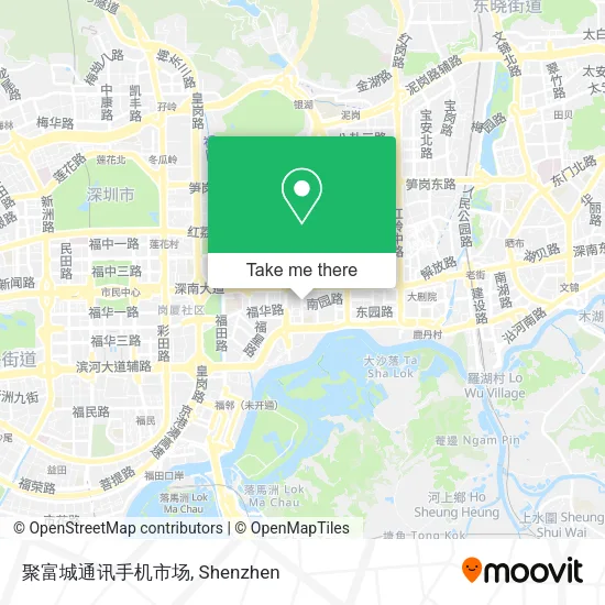 聚富城通讯手机市场 map