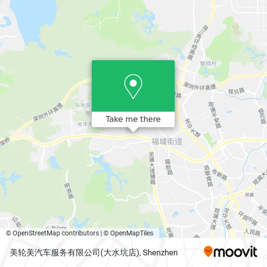 美轮美汽车服务有限公司(大水坑店) map