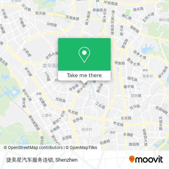 捷美星汽车服务连锁 map