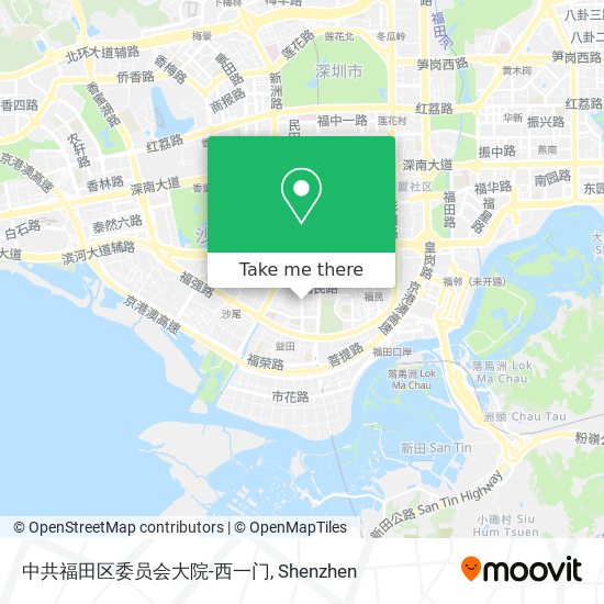 中共福田区委员会大院-西一门 map