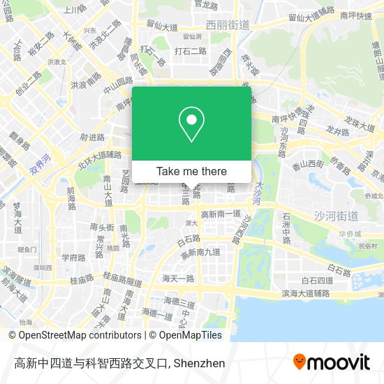 高新中四道与科智西路交叉口 map