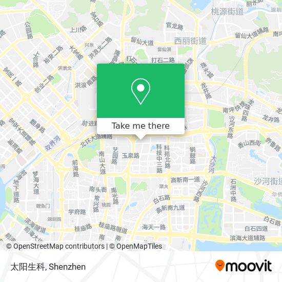 太阳生科 map