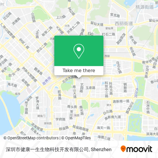 深圳市健康一生生物科技开发有限公司 map