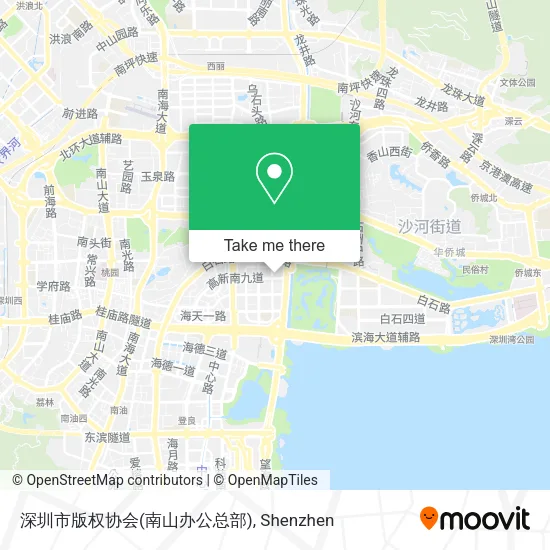 深圳市版权协会(南山办公总部) map