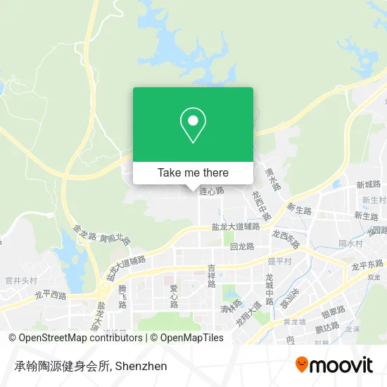 承翰陶源健身会所 map