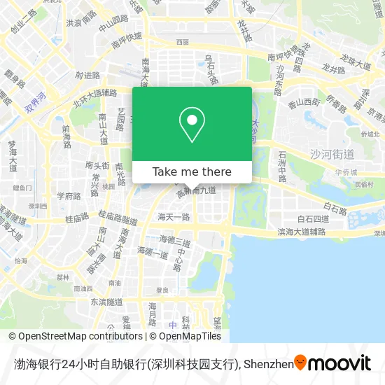 渤海银行24小时自助银行(深圳科技园支行) map