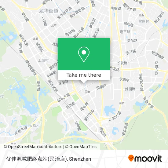 优佳源减肥终点站(民治店) map