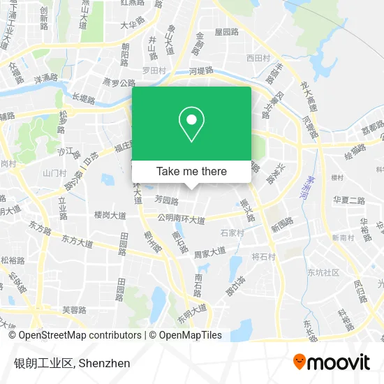银朗工业区 map