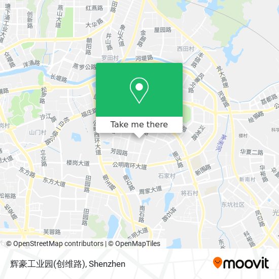 辉豪工业园(创维路) map