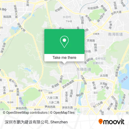 深圳市鹏为建设有限公司 map