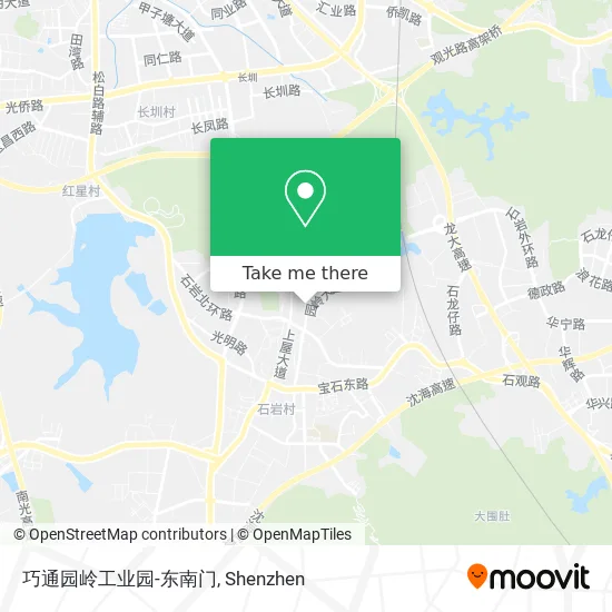 巧通园岭工业园-东南门 map