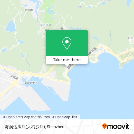海润达酒店(大梅沙店) map
