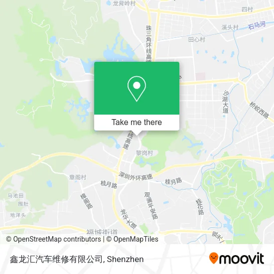 鑫龙汇汽车维修有限公司 map