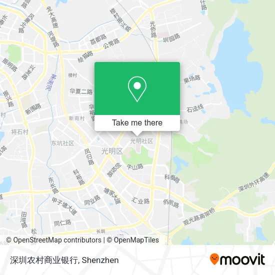 深圳农村商业银行 map