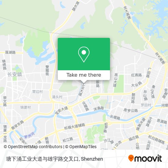 塘下涌工业大道与雄宇路交叉口 map