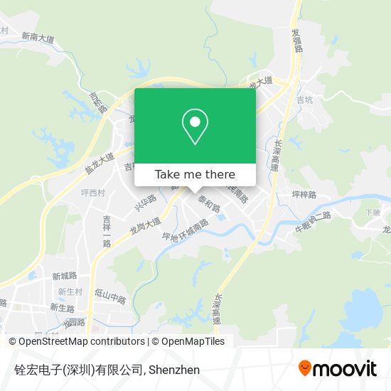 铨宏电子(深圳)有限公司 map