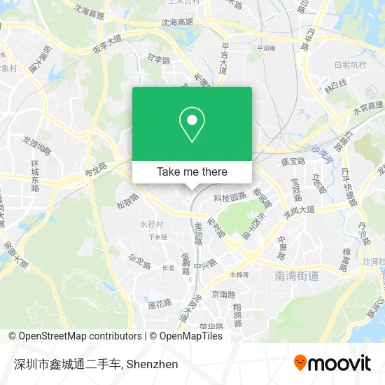 深圳市鑫城通二手车 map