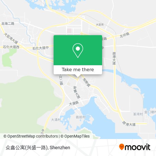 众鑫公寓(兴盛一路) map