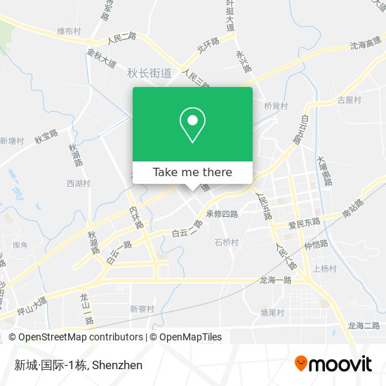 新城·国际-1栋 map