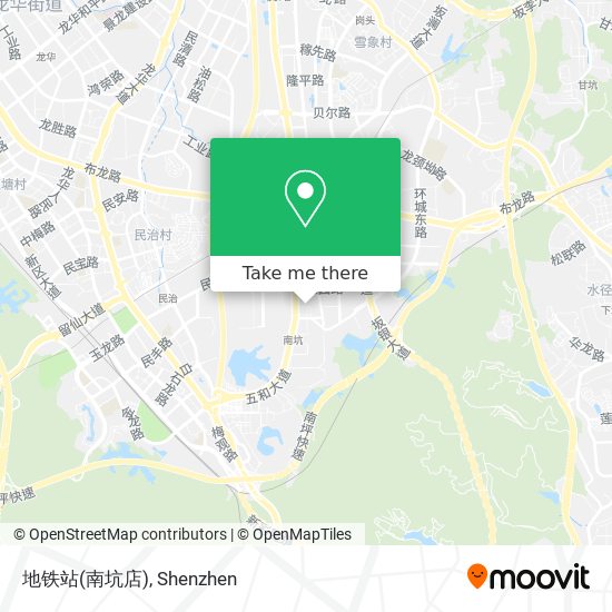 地铁站(南坑店) map