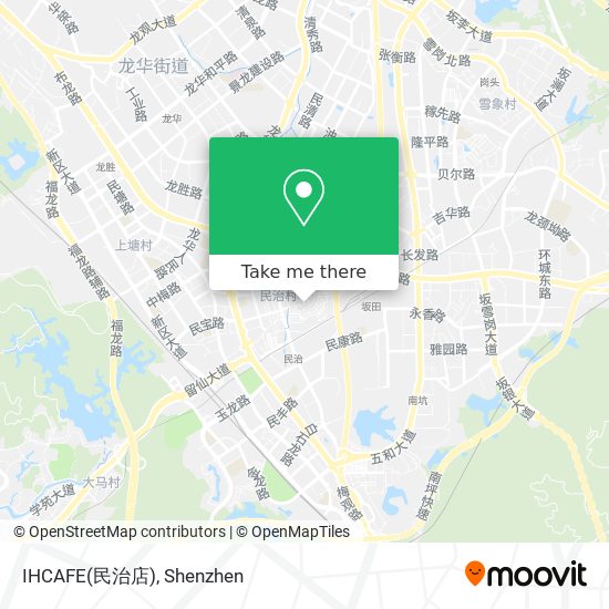 IHCAFE(民治店) map