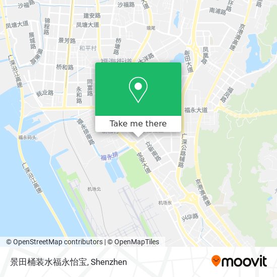 景田桶装水福永怡宝 map
