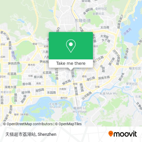 天猫超市荔湖站 map