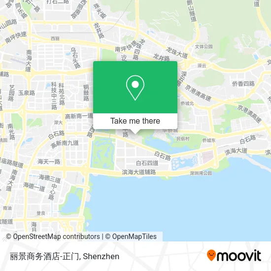 丽景商务酒店-正门 map
