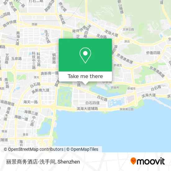 丽景商务酒店-洗手间 map