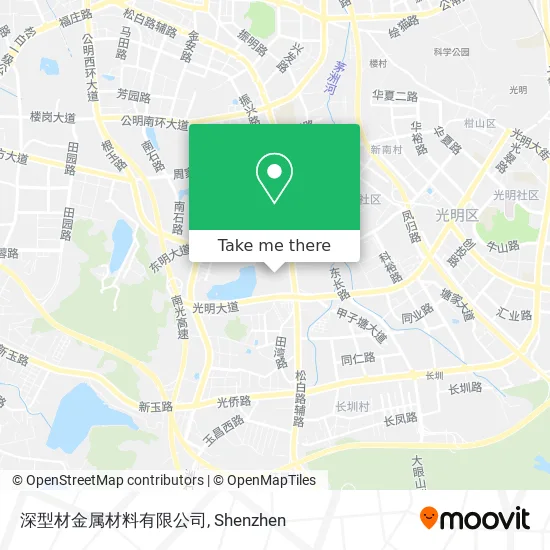 深型材金属材料有限公司 map