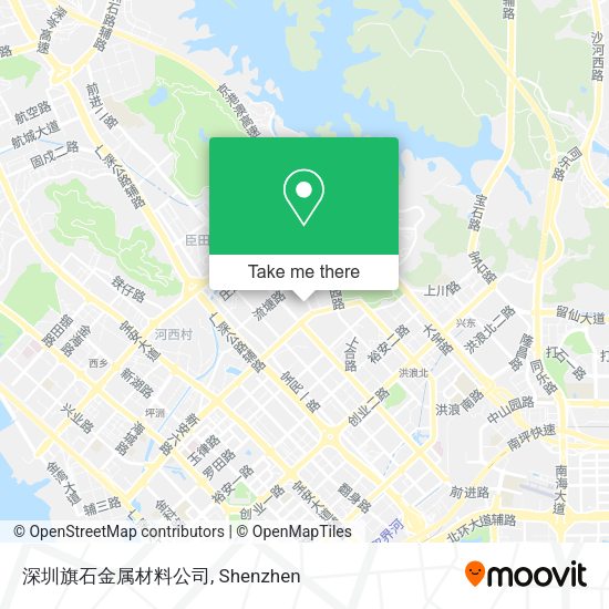深圳旗石金属材料公司 map