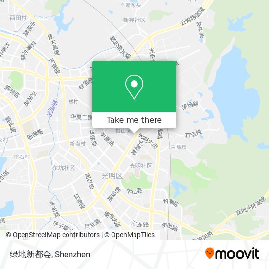 绿地新都会 map
