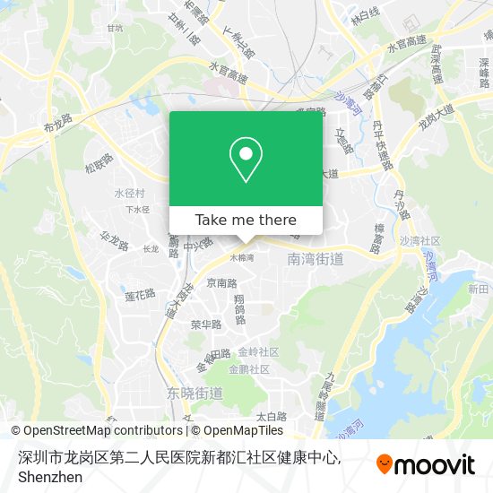 深圳市龙岗区第二人民医院新都汇社区健康中心 map