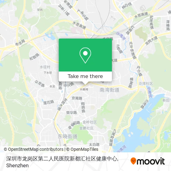 深圳市龙岗区第二人民医院新都汇社区健康中心 map