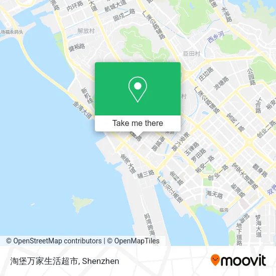 淘堡万家生活超市 map