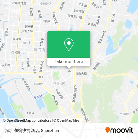 深圳湖缤快捷酒店 map