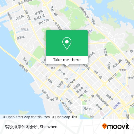 缤纷海岸休闲会所 map