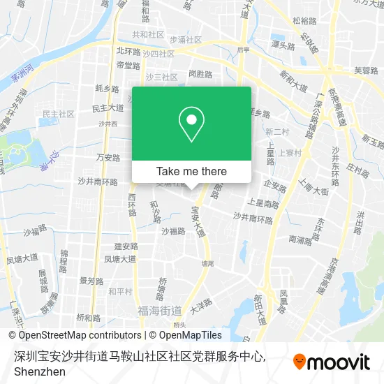 深圳宝安沙井街道马鞍山社区社区党群服务中心 map