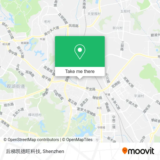 后梯凯德旺科技 map