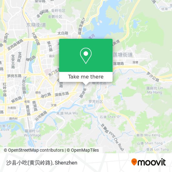 沙县小吃(黄贝岭路) map