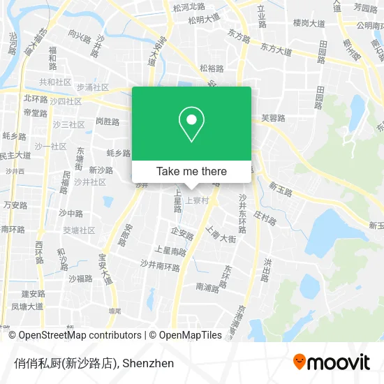 俏俏私厨(新沙路店) map