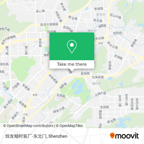 煌发顺时装厂-东北门 map