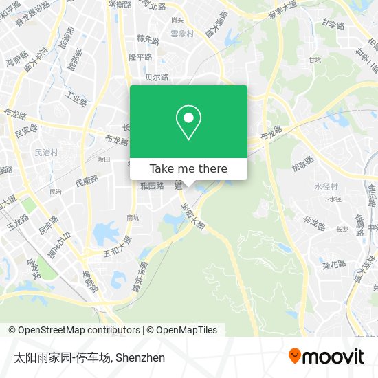 太阳雨家园-停车场 map