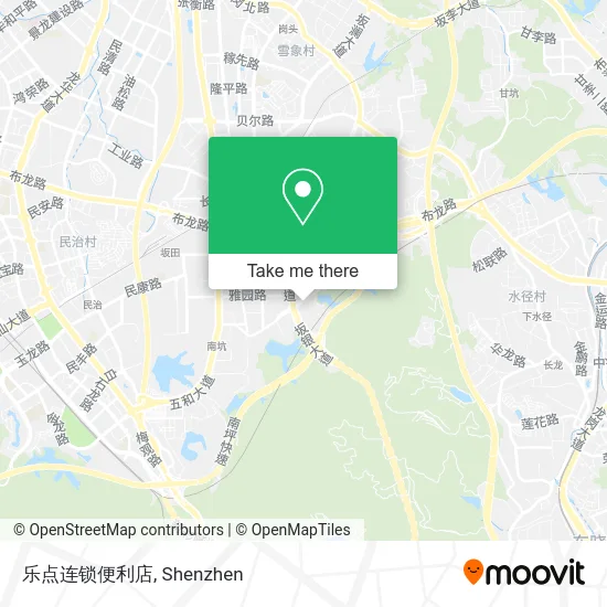 乐点连锁便利店 map