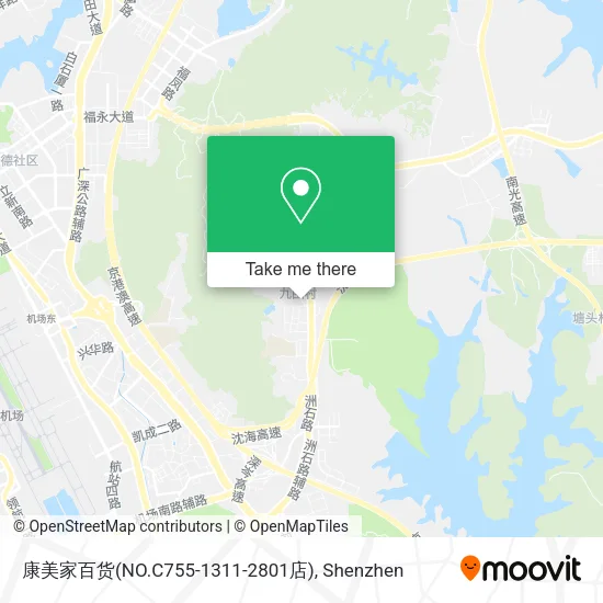 康美家百货(NO.C755-1311-2801店) map