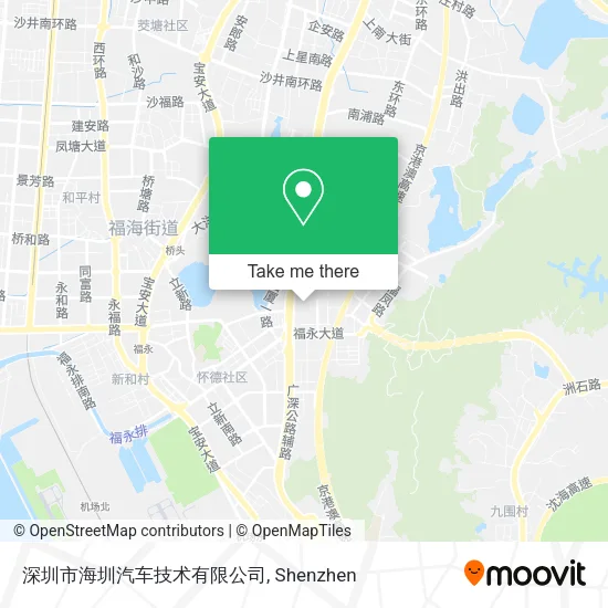 深圳市海圳汽车技术有限公司 map