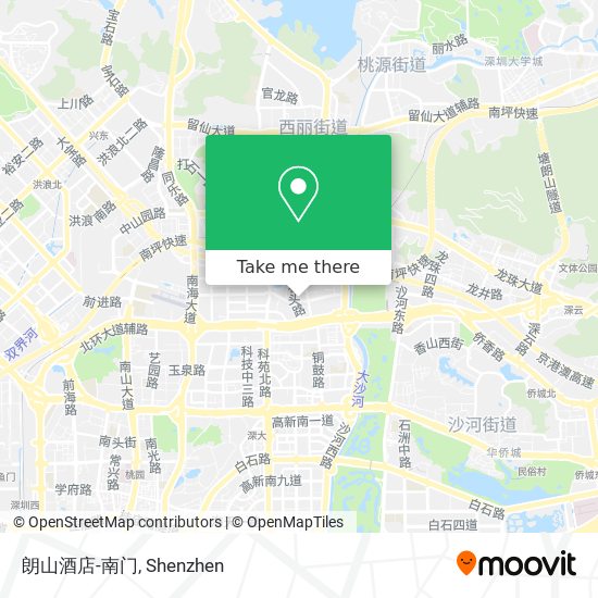 朗山酒店-南门 map