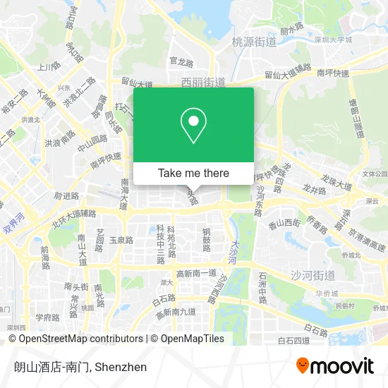 朗山酒店-南门 map